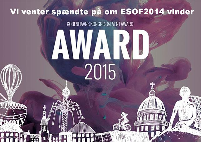 ESOF2014 nominated to CPH Congress & Event Award 2015